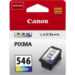 Canon CL-546, v&auml;rviline tindikassett, 8289B001, 8ml, 180 lehte, pigmenditint, &uuml;hilduv Canon PIXMA