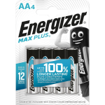 Energizer Aku MAX PLUS AA LR6 437307, 1.5 V, 4 tk, 12 aasta s&auml;ilivusaeg, lekke kaitse