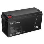 Green Cell Aku AGM VRLA 12V 150Ah AGM32, 150Ah, 12V, 12.5kg, M8 &uuml;hendus, hooldusvaba, ohutus