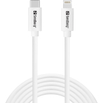 Sandberg USB-C PD Lightning MFI kaabel 136-59, 2m, USB 3.1 Gen 1, valge, 45g, kiire laadimine, USB Type-C, Lightning