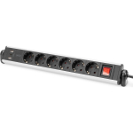Digitus kontori pikendus DA-70624, 6xCEE 7/3 16A, 2xUSB-A 18W, 1xUSB-C 20W, 1.5m kaabel, 180&deg; p&ouml;&ouml;ratav