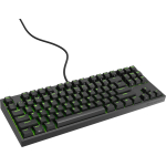 Genesis THOR 404 TKL, NKG-2069, Gateron Yellow Pro, USB, RGB, must, mehaaniline m&auml;nguklaviatuur, kaabeldatud, PC