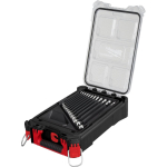 Milwaukee MAXBITE kombineeritud mutriv&otilde;tmete komplekt 15tk, PACKOUT kompaktne hoiustaja, 8-22mm, 15&deg;, I-Beam, 4932498141