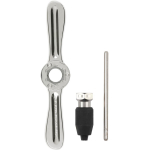 Milwaukee HEX-LOK 2-IN-1 HANDLE & T-bar & TAP COLLET 4932500629, 3 tk, 1" kuusnurkne l&otilde;ug, &frac14;"-&frac12;" keermetajad, metallkonstruktsioon