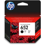 HP 652 Original Black F6V25AE, tindikassett, 1tk, must, pigmendip&otilde;hine, HP printeritele
