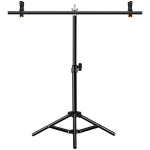 Puluz PU3054B fototausta alus, 67cm, metall, must, reguleeritav k&otilde;rgus 37-65cm, kolmjalg alus