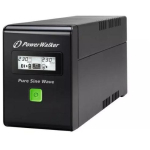 Power Walker VI 800 SW FR UPS, Line-Interactive, 800VA, 480W, 2xE, 12V, 9Ah, LCD, puhas siinus