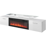 Cama Meble telerikapp ROVA+KOM BI/BI, 1900x370x480 mm, 1400-1600 W, 220-240 V, 50 Hz, 2 ust, MDF, elektrikamin, l&auml;ikiv, valge