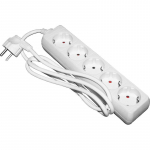 Pikendusjuhe 5 pistikupesaga 3 m maandusega 3G x 1,0 mm 9023839 BESK