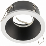 Laevalgusti ELVA, IP54, &Oslash;85x45mm, must/valge; OP-ELVAOBC-11