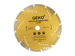 Turbo Ziedlapu Dimanta Disks 230x22mm, marmora un granīta grie&scaron;anai, G00290, GEKO