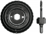 Urbumu zāģu komplekts 51-76-89mm, VOREL, 22565, 4 gab., oglekļa tērauds, 21mm urb&scaron;anas dziļums