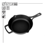 Panna čuguna "Monolith" ar lieto rokturi 240x60mm ТМ BC-M2460P BRIZOLL