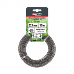 Griezējlīnija TWIST TRIMMER CLASSIC 2.7mm x 15m, izturīga un klusa, AW70153, AWTOOLS