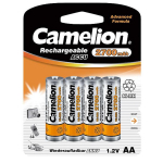 Laetavad Ni-MH patareid 2700 mAh mahutavusega ja AA/HR6 formaadiga Rechargeable Batteries 4 tk 17027406 Camelion
