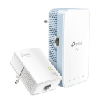 Powerline komplekt Gigabit Powerline Wi-Fi 802.11ac TL-WPA7517 KIT 1000 Mbps 2.4 GHz 300 Mbps 5 GHz 433 Mbps 2&times;Ethernet (1&times;PLC adapter &ndash; 1&times;Wi-Fi laiendaja) Valge TP-Link