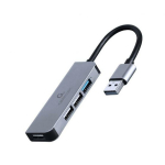 Gembird USB keskjaam UHB-U3P1U2P3-01 1 x USB 3.1, 3 x USB 2.0, &uuml;hilduv Windows 11-ga