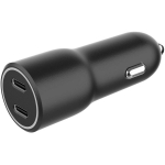 Gembird laadija TA-UC-C2PD40-CAR-01, 2 porti, 40 W, 12-24 V, 2 Type-C, kiire laadimine, &uuml;lekoormuse kaitse