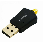 Gembird USB traadita adapter WNP-UA300P-02, 300 Mbit/s, 802.11b/g/n, v&auml;line antenn, WPA/WPA2 kr&uuml;pteerimine