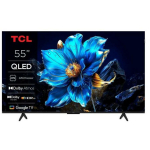 TCL Teler 55T69C 55" 4K Ultra HD, LCD, PPI 3400, 350 cd/m&sup2;, 3 HDMI, Nutikas TV, Wi-Fi, Bluetooth, Must