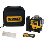 Dewalt joonlaser DCLE14361GB-XJ, 3x360&deg;, 45m, 1.3kg, IP54, 3 joont, 1/4 ja 5/8 kinnituse keere, sise/v&auml;line