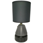 Besk Laualamp BESK 9131879, 60W, E14, hall, keraamika, kangast varju, 1.5m l&uuml;litiga, 2x0.5mm&sup2;
