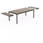 Keter Aed laud pikendatav Deco Porto Nova 29214883J56, 200-280cm, 35kg, vastupidav metallraam, UV-kindel