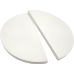 TunaBone | Half moon pizza stone for Kamado classic 26 inch grill