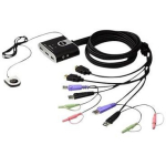 Aten KVM l&uuml;liti CS692-AT, 2 x KVM / audio, uuendatav p&uuml;sivara, USB toide, HDCP &uuml;hilduvus