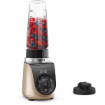 Tefal Blend Up BL190AF0 Laublender 1000 W, 0.7 L, Tritan, 8 programmi, j&auml;&auml; purustamine, must/kuld
