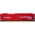 Kingston HyperX FURY Red m&auml;lu moodul HX316C10FR/4, 4GB, 1600MHz, 240-pin DIMM, 1.5V, 64bit, punane