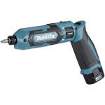 Makita l&ouml;&ouml;kgraaf TD022DSE, 7,2 V, 1,5 Ah, 0-2450 p/min, 220 in.lbs p&ouml;&ouml;rdemoment, 1/4" kuusnurk