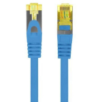 Lanberg patch kaabel PCF6A-10CU-0025-B, 25cm, S/FTP, RJ45 isane, CU, sinine, LSZH, 500MHz