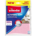 Vileda Actifibre Soft 171805, 1 tk, roosa, masinapesu, mitmeotstarbeline, kergesti loputatav
