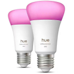 Philips Hue WCA 810 A60 2P EU, LED nutikas pirn, E27, 6W, 810lm, 1000-20000K, Bluetooth/Zigbee, 2 tk