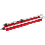 Milwaukee 4932480643 1/4" lukustatav pikenduskomplekt, 3 tk, 76/152/254mm, kroomvanadiumteras, kompaktne hoidik