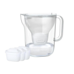 BRITA Style ESSENTIAL XL valge filtriga kann 1058705, 3.6L, 2.3L, 3 filtrit, ergonoomiline, n&otilde;udepesumasinas