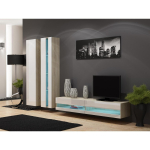 Cama Meble VIGO NEW WIO180, 1800mm, 400mm, 300mm, 1 uks, 3 riiulit, sonoma/valge, matt, seinale
