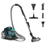 Philips 5000 seeria FC9555/09 tolmuimeja, silindriline, 1.5 L, 900 W, ilma kotita, HEPA 13, 71 dB, 9 m