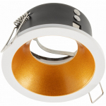 Laevalgusti ELVA, IP54, &Oslash;85x45mm, valge/kappar; OP-ELVAOBM-13