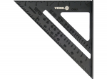 Vorel Nurk 18377, 250mm, 2.5mm, alumiinium, mm ja tolli t&auml;histused, v&auml;rvitud