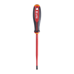 TRĪSPLAKŅU ROKTURA VDE SKRŪVGRIEŽI, TRI-LOBE VDE SCREWDRIVER - SLOTTED 1.2 X 6.5 X 150, 4932478717 MILWAUKEE