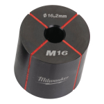CAURUMOTĀJS UN SPIEDNES, DIE M 16 - 1 PC, 4932430913 MILWAUKEE