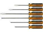 SCREWDRIVER SET, PLASTIC HANDLE 6PCS 64050 TOYA