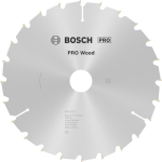 Stacionārā ripzāģa disks 216x30x24 kokam, Paneļzāģiem PRO WOOD RIPZĀĢA ASMENS, 2608640431, BOSCH