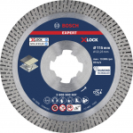 X-LOCK dimanta disks Hard Ceramic 115x22,23, Mazām leņķa slīpma&scaron;īnām EXPERT HARD CERAMIC DIMANTA GRIEZĒJDISKS, 2608900657, BOSCH