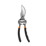 Ergonomisks dārza &scaron;ķēres 8", CARBON STEEL, KT-RG1008, ar neslīdo&scaron;ām rokturiem un asmens bloķē&scaron;anu