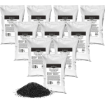 Aktiivs&uuml;si kookosp&auml;hklist 1 kg x 10 komplekt BROWIN 405509, granuleerimine 0,55-2,4 mm, adsorptsioon >60%