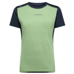 T-s&auml;rk SUNFIRE T-Shirt W, LA SPORTIVA, 8058428119233, S, 110g, ASPEN_GREEN_NIGHT_SKY