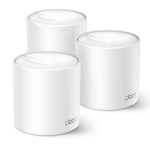 TP-Link Deco X50 (3-pack) traadita ruuter Mesh Wi-Fi 6 kuni 2900 Mbps OFDMA 3&times; Gigabit LAN/WAN DHCP AiCPi turvalisus 2&times; antenni Valge